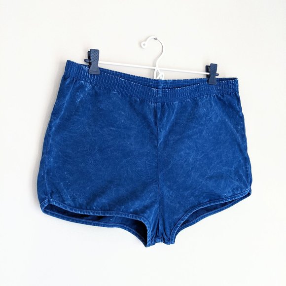 🇺🇸 American Apparel Acid Wash Dolphin Hem Shorts Made In USA - Picture 6 of 10